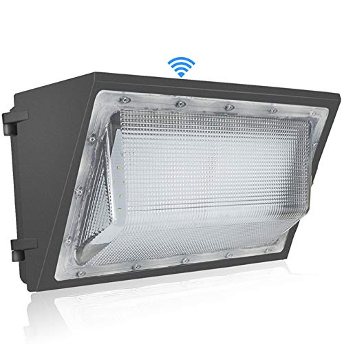 150W LED Wall Pack Light with Dusk-to-Dawn Photocell,18000lm and 5500K Super Bright White,Outdoor LED Security Light,600-800W HPS Metal Halide Bulb Replacement (150Watt)