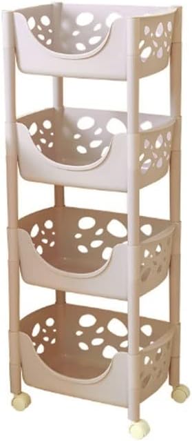 Organizador de carrito de almacenamiento de frutas y verduras y estante de almacenamiento para cocina, uso diario, cesta de frutas y verduras,