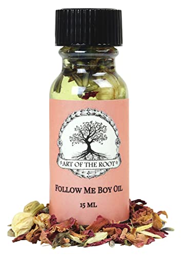 Follow Me Boy Oil Art of the Root | Herbs & Essential Oils | Conjure, Wiccan, Hoodoo, Pagan & Magick Intentions| Fidelity, Love, Passion & Commitment Rituals