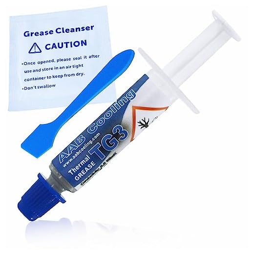 AABCOOLING Thermal Grease 3 - 1g Värmeledningsförmåga 8,5 W/mK, Extremt Kylning, Kylpasta för alla CPU-Kylare, GPU, Kylflänsens, Kvalitets-Värmeledningspasta,Termisk sammansatt pasta, Kylfläns, Heatsink-pasta, värmeledningsmaterial, Lång hållbarhet