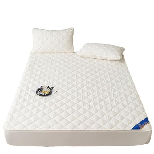 Housse de protection de matelas rembourrée en coton épais isolant