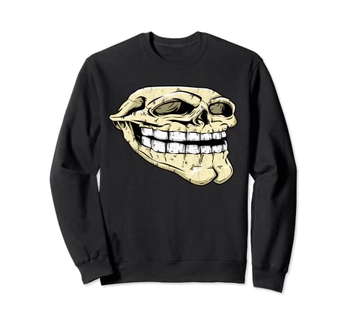 Troll Face Meme divertente regalo da uomo e donna per bambini e ragazze Felpa