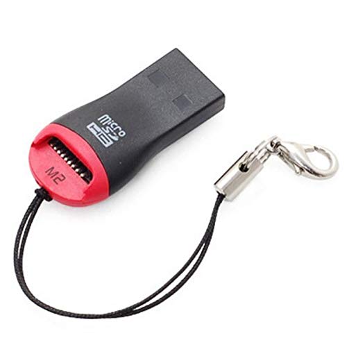 Niuta SD Card Reader Portable USB 2.0 Flash Memory Card Adapter Hub for TF, SD, Micro SD, SDXC, SDHC, MMC, RS-MMC, Micro SDXC, Micro SDHC, UHS-I for Mac, Windows, Linux, Chrome, PC, Laptop
