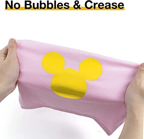 Image of HTVRONT Heat Transfer Vinyl Yellow HTV Rolls - 12 inch x 20ft Yellow Iron on Vinyl for All Cutting Machines, HTV Vinyl for Shirts - Easy to Cut & Weed for Heat Transfer Design