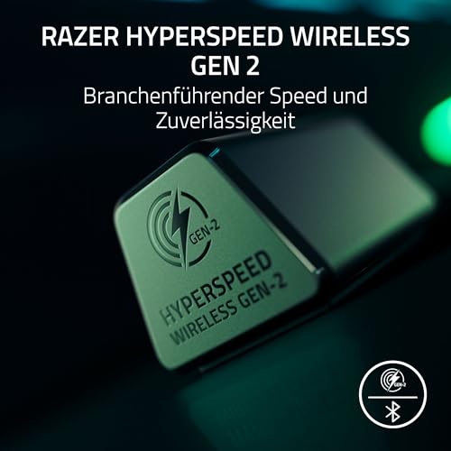 Razer BlackShark V3 - Kabelloses E-Sport-Headset - Triforce 50mm Treiber - Abnehmbares Breitband-Mikrofon - THX Spatial Audio - Wireless 2,4Ghz & Bluetooth - FPS-Profile - PC/Mac | Schwarz