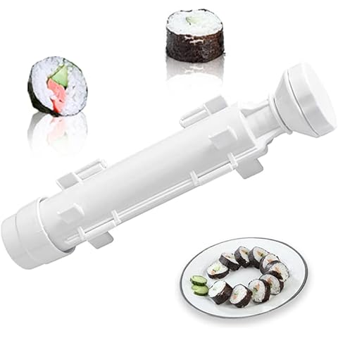 Sushi Maker DIY Multi-Functional Rice Rolling Mold Sushi Bazooka Kitchen Sushi Making Kit Vegetable Meat Roller Tools Cover
