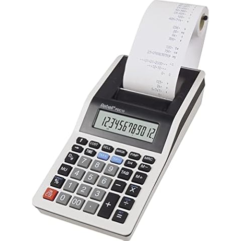 Rebell RE-PDC10 WB Small Printing Calculator Cover