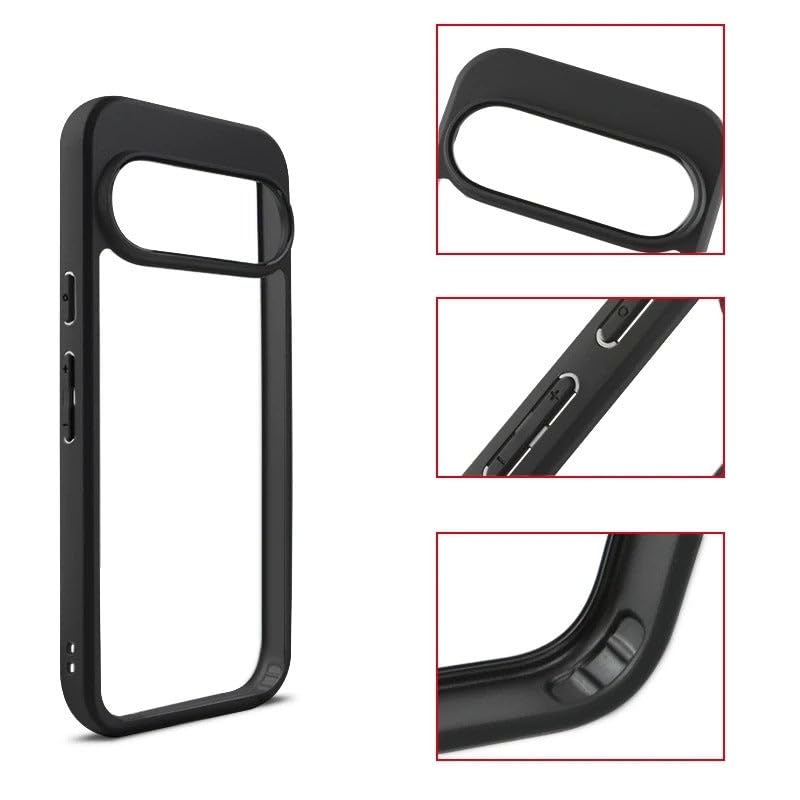 Image of MILLION CASES Glacier Case Compatible with Google Pixel 9, Google Pixel 9 Back Cover Case- PC+TPU