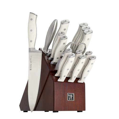 J.A. Henckels International 16 Piece Forged Accent Off-White Knife Block Set