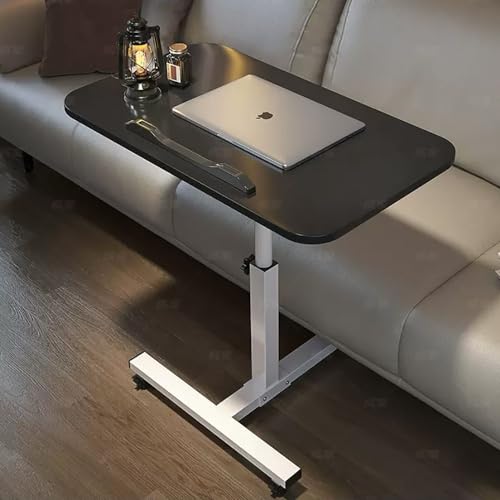 Table de lit portable à roulettes hauteur réglable pour ordinateur et bureau assis-debout