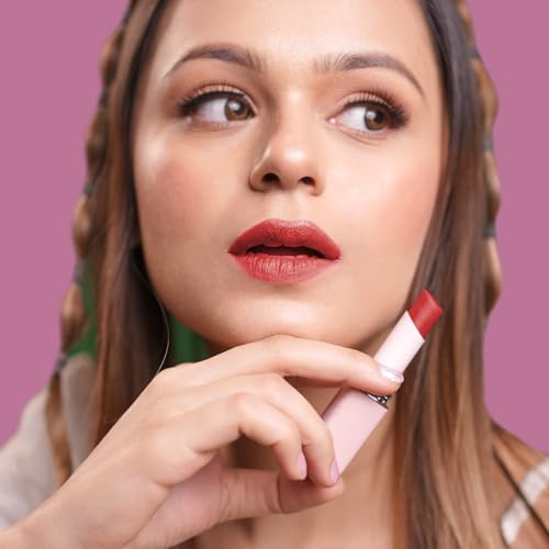 Image of Lotus Make-Up Color X Matte Lipstick | Long - Lasting | Vitamin E Infused | Smudge Proof | Bold | Highly Pigmented | Weightless Finish | BLISS - 13 | 3.8g
