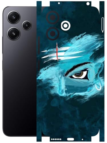 Image of AtOdds - Full Body Back Screen Guard Protector Film - Lamination Wrap Skin Sticker Compatible with Poco M6 PRO (5G) | Scratchproof Matte Finish (Mahadev)