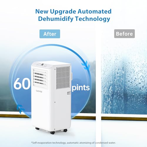 Image of Garvee 10000 BTU Portable Air Conditioner - 3-in-1 Cooling, Dehumidifying & Fan, Cools Rooms Up to 600 Sq.Ft, Quiet Operation with Sleep Mode, 24-Hour Timer, Energy Efficient