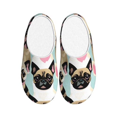 Chaussons carlin EdWal en peluche noire taille 39 pour homme et femme