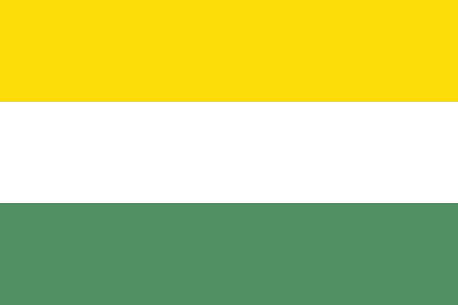 Drapeau Cucaita Boyacá XL de qualité supérieure avec œillets