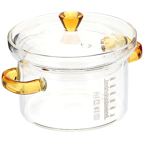 Alipis Tazón De Huevo Al Vapor De Vidrio Huevos Tazones De Sopa Con Asas Bol Tazón De Sopa Bochas Olla De Vapor De Vidrio Tazón De Vidrio Tazones De Cereal Olla De Cocina Transparent