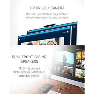 HP All-in-One Desktop PC, 11th Gen Intel Core i3-1115G4 Processor, 8 GB RAM, 512 GB SSD Storage, Full HD 23.8” Display, Windows 10 Home, Remote Work Ready, Mouse and Keyboard (24-dp1250, 2021) - immagine 6