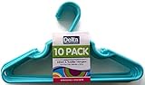 Delta 10 Pack Infant & Toddler Hangers (Aqua Blue)