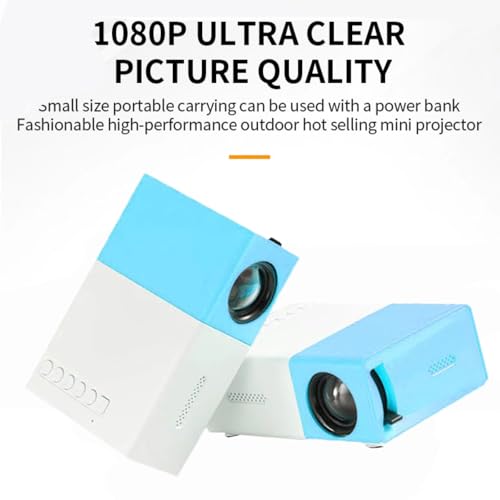 Mini Projector, Portable 1080P Home Movie Theater Small Video Phone Projector Movie Projector for Outdoor Indoor Compatible with Android/Laptop/Phone/TV - Image 5