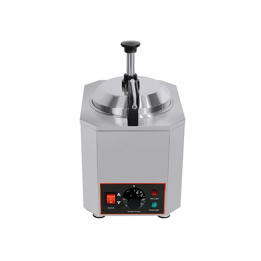 Dispenser per salse, macchina per scaldare formaggio al cioccolato, capacità 2 l, temperatura 30-85 ℃, ideale per feste, eventi e servizi alimentari