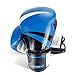 AZJ-AJR Guantes de Boxeo Eather duraderos, Kick PU Estilo de Karate Protector golpeando Gimnasio ponche Guantes de Entrenamiento de Boxeo,Azul,8oz
