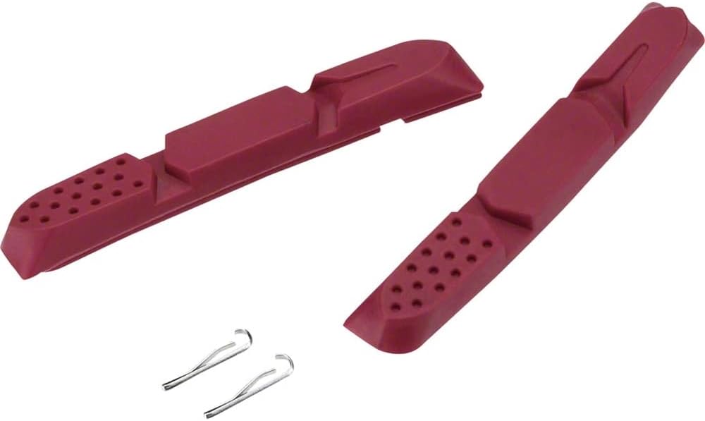 Jagwire Mountain Pro Brake Pads Inserts for Wet Conditions Red