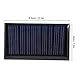 Uadme Mini Solarpanel, 8 Stück Mikro-Mini-Solar-Panel-Zellen Sonnenkollektor 5V 0,15W Small Solar Panel Portable Cell System zum Laden von Batterien, 53x30mm