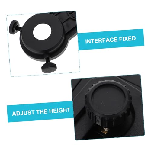 Soporte para fotografía teléfono de ABS con conexión estable para microscopio y binocular 4