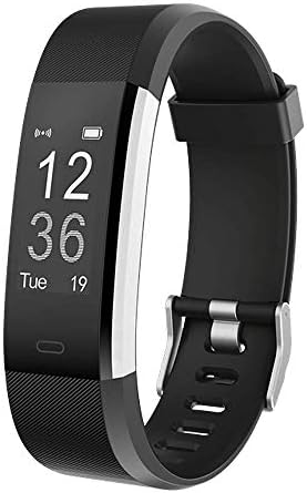 Delvfire Pulse Fitness Tracker with Heart Rate Monitor, Sports Mode, Step Counter, Waterproof, 7-Day Battery, Pedometer, Calorie Counter, Sleep Monitor for Kids, Women and Men iPhone Android
