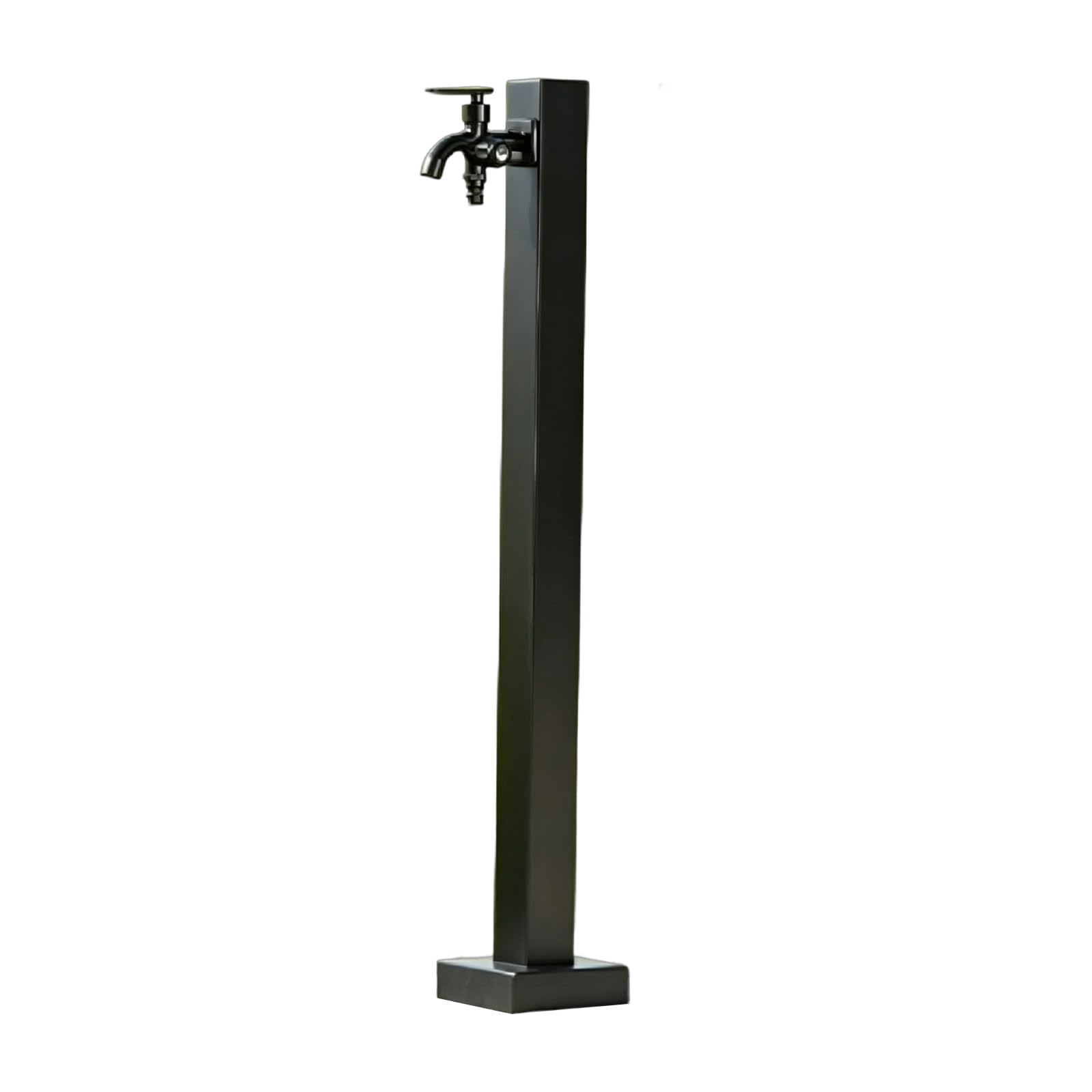 Generic Stainless Steel Garden Water Column, Vertical Water Column with Faucet, Freeze Proof, for Backyards, Lawns,Vegetable Gardens,Courtyards Irrigation,Car Washing, Black-F 95cm