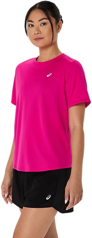 ASICS Women's SILVER Short Sleeve TOP Running Apparel