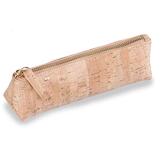 natventure® Federmappe aus Kork - Federmäppchen Etui für Stifte Mäppchen Schule Federtasche Uni Schlampermäppchen Klein Cover