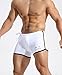 BRAVE PERSON Elastic Fitness Pants Fashion Swimming Trunks Beach Pants Running Shorts Bj1010 (S, 221 White)