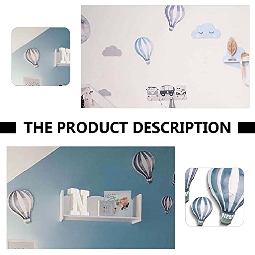 VALICLUD Adesivo de parede de balão de ar quente faça você mesmo decalques de parede de quarto de cr