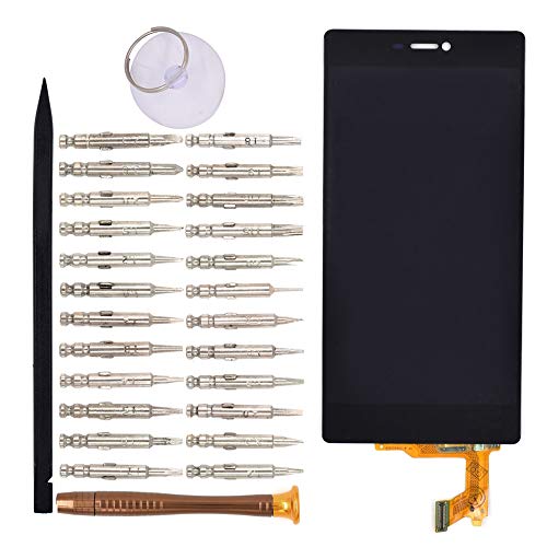Image of LCD Screen Display with Digitizer Touch Panel Without Bezel Frame for Huawei P8 GRA-L09(Black)
