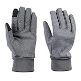 キャプテンスタッグ(CAPTAIN STAG) グローブ 手袋 防風 防寒 スマホ対応 メンズ Sサイズ グレー UX-1179 製品サイズ:(約)全長210mm×手囲い180mm×中指の長さ80mm ※許容範囲±5%