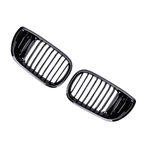 Parrillas de una sola línea estilo riñón para parachoques delantero de Serie 3 E46 LCI