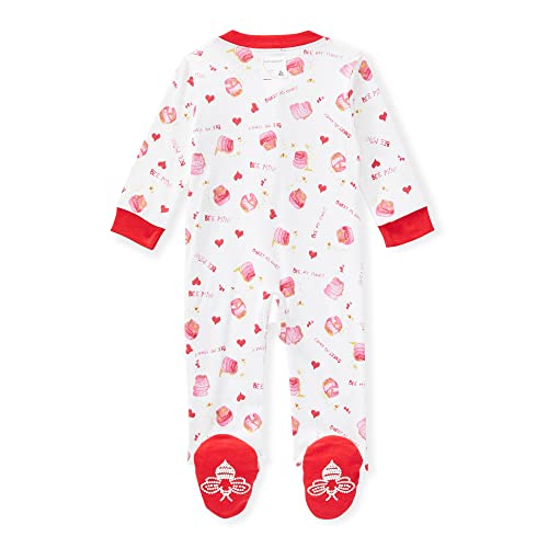 Image of Burt's Bees Baby unisex-baby Sleep & Play, Organic One-piece Romper-jumpsuit Pj, Zip Front Footed Pajama