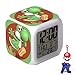Produktbild Super Mario Yoshi Digitaler Wecker Luigi Junge Bunt Würfel LED Uhr mit Anzeige von Uhrzeit / Datum / Temperatur Weihnachtsgeschenk für Kinder (M19)