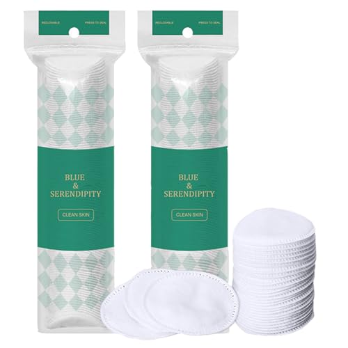 200 Piezas Discos Desmaquillantes, Algodones Desmaquillantes, Discos Algodon, Desechable Algodón Almohadillas, Almohadillas De Algodón Desechables, Cotton Rounds, Almohadillas de Algodón