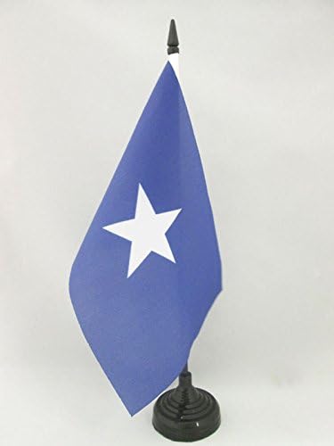 AZ FLAG Republic of West Florida Table Flag 5'' x 8'', Bonnie Blue Office Decoration 100% Polyester 21 x 14 cm