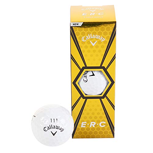 Balle Callaway ERC 19 3B WH lot de 3 pour corriger l'alignement et réduire les slices