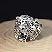 Produktbild YOYOYAYA Ring 925 Silber Männer Schmuck Weißer Tiger Übertreibung Thai Silber Kreativ Retro Classic Partei Frau Paar Exquisite Fashion Simple Geburtstag Gedenk Geschenk