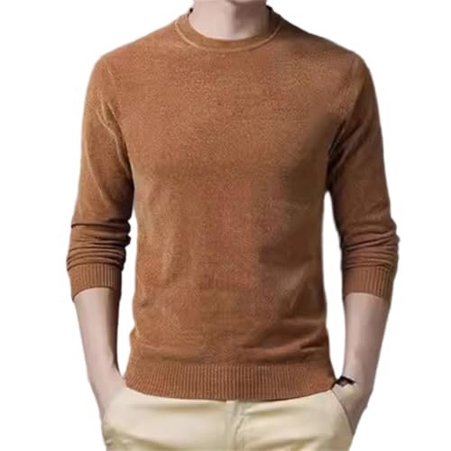 Men’s Sweater Round Neck Pullover Knit Winter Casual Long Sleeve Thermal Comfortable Sweater