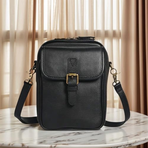 PU Leather Small Crossbody Cell Phone Bag Versatile Shoulder Purse Vintage Messenger Bag,Womens Large Capacity Crossbody Leat4