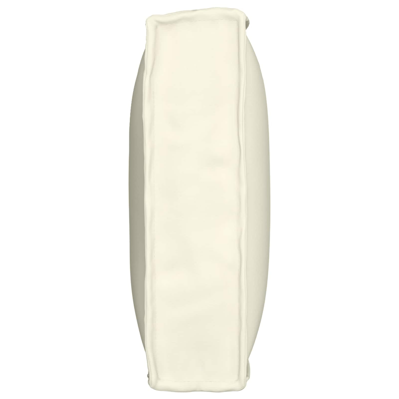 Coussin de palette pour dossier Crème 80x40x12 cm Tissu Oxford