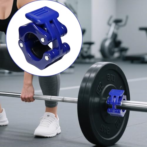 Cosstream Hantelverschlüsse Hantelstangen Verschluss - 6 Stück Hantel Schnellverschluss Langhantel Klemmen Schnellverriegelung für Workout Gewichtheben Training Fitness Zubehör Schwarz Blau Grün