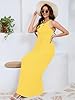 DEARCASE Women's Sleeveless Long Maxi Dress Bright... #4