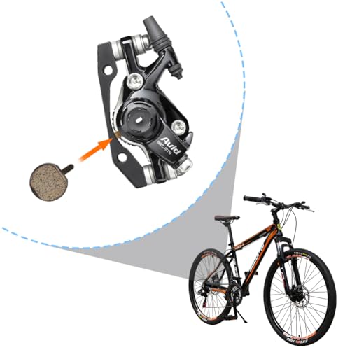 Lwuey LWUEYQUGTX379CF Bike Brake Pads, Bicycle Disc Resin Brakes Pad Semi Metal Smooth Braking Low Noise Cycling Pads Kit Mute Accessory Kmjg019 Fot Camping Outdoor Mountain Bicycles Electric Scooters Bikes 5 Pairs thumb #7