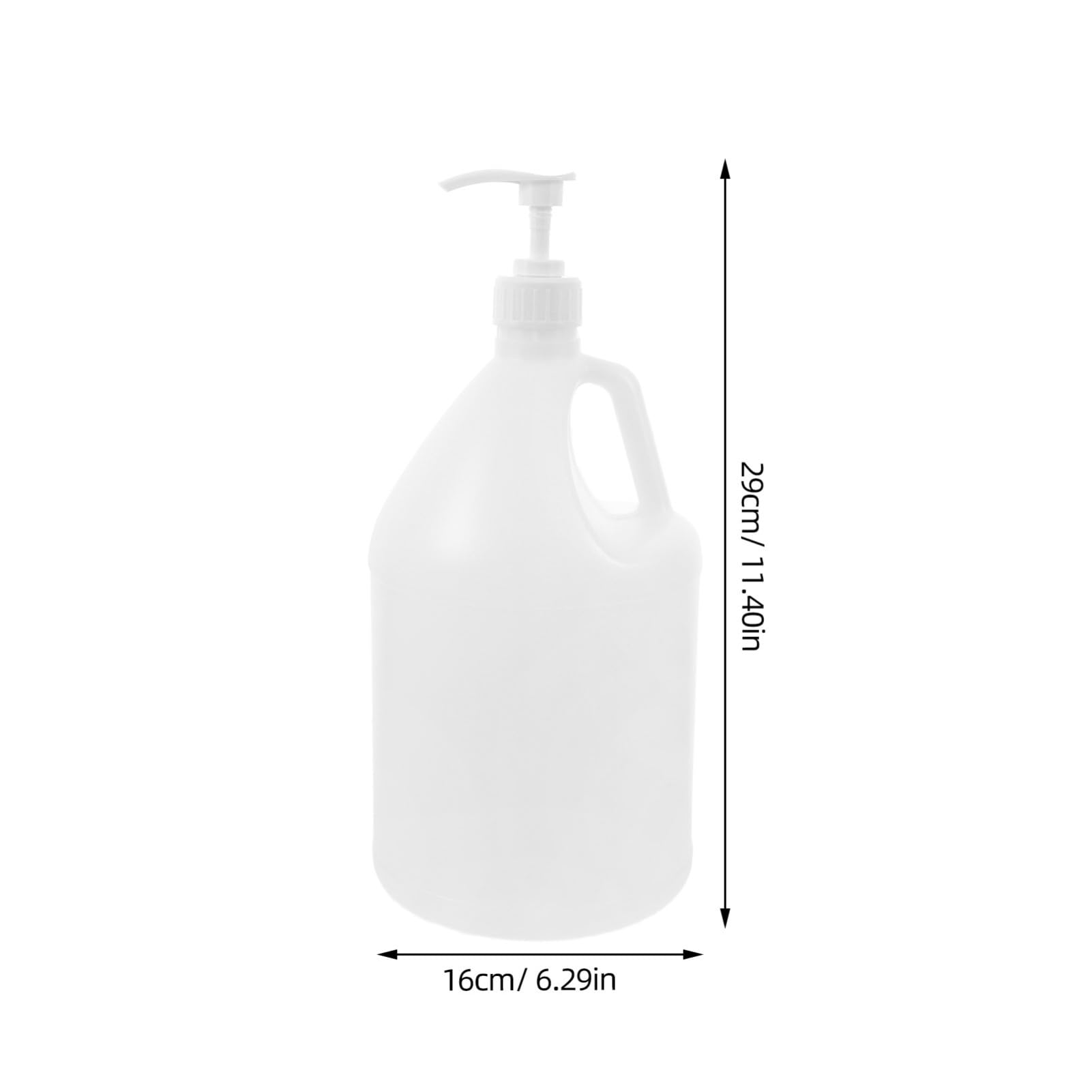 CIYODO Travel-Friendly Foam Pump Bottle 1 Gallon Water Jug Dispenser Pump Bottle for Home Outdoor